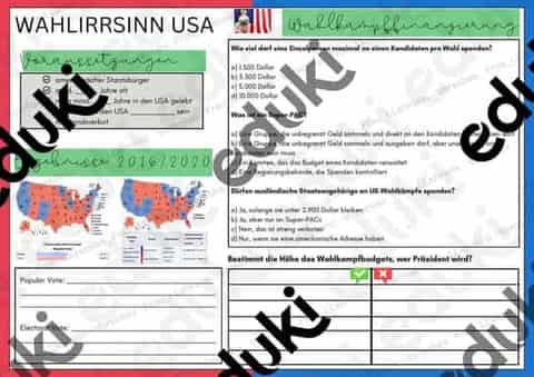 Vorschau - Stundenentwürfe - Wahlkampf USA - Seite 1