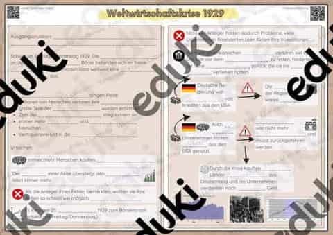 Vorschau - Stundenentwürfe - Weltwirtschaftskrise 1929 - Seite 1